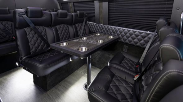 12 passenger sprinter van inside los angeles