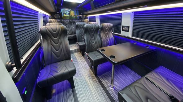 los angeles 18 passenger sprinter van interior