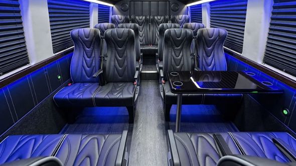 los angeles 20 passenger sprinter van interior