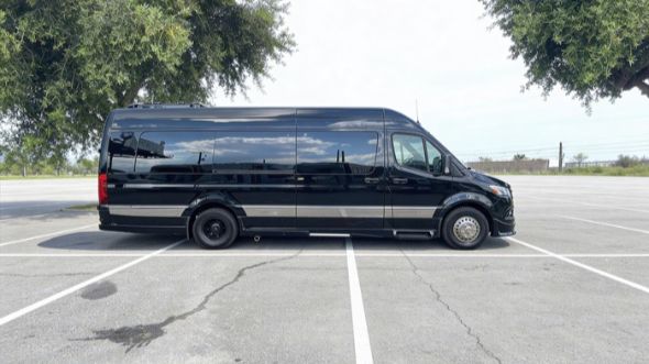 los angeles private event sprinter van rental