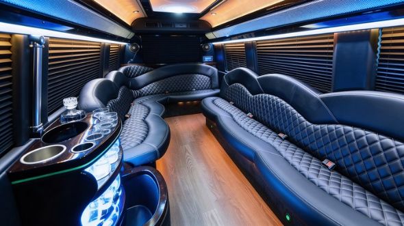 los angeles sprinter limousine interior