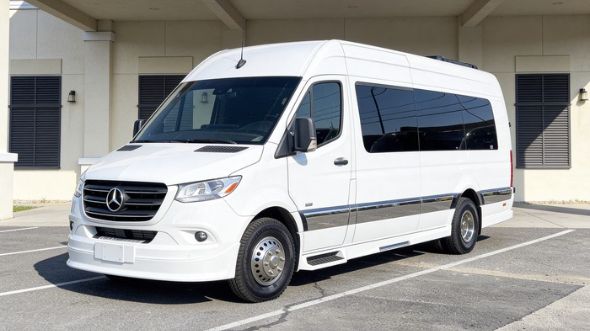 los angeles wedding sprinter van rental