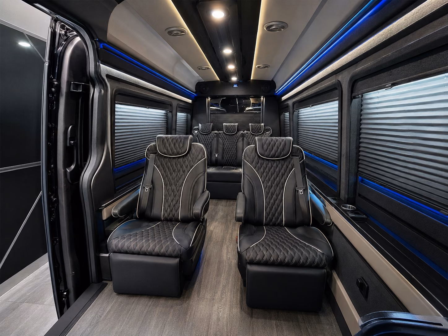 los angeles 15 passenger sprinter van interior
