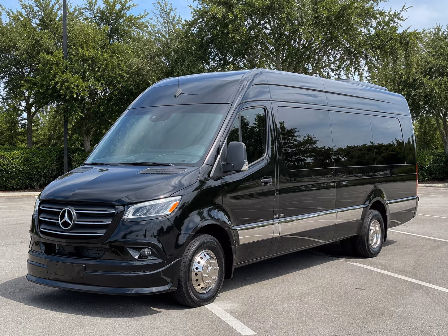 los angeles sprinter van booking step 1