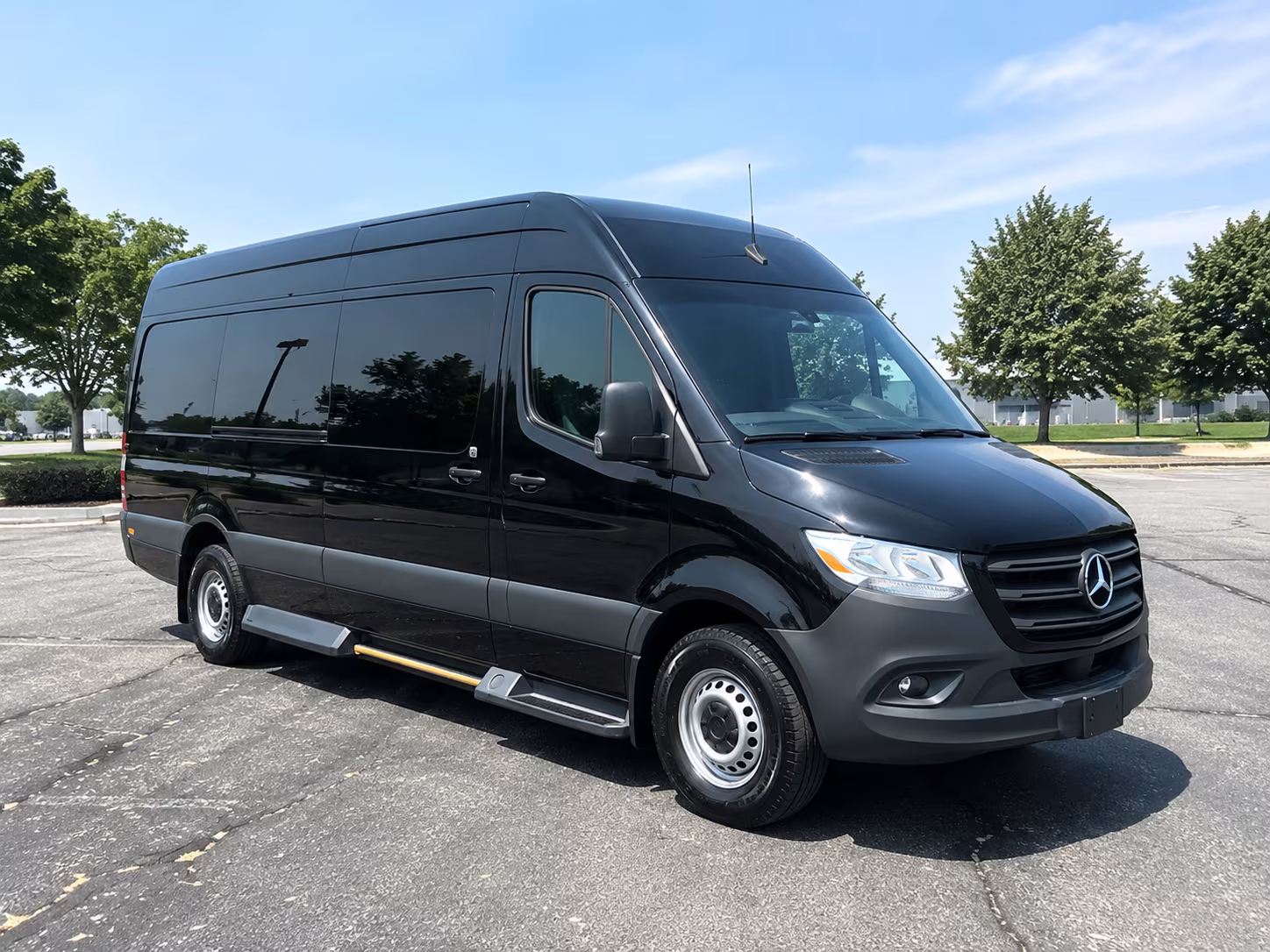shift change and any hour employee sprinter van transportation in los angeles