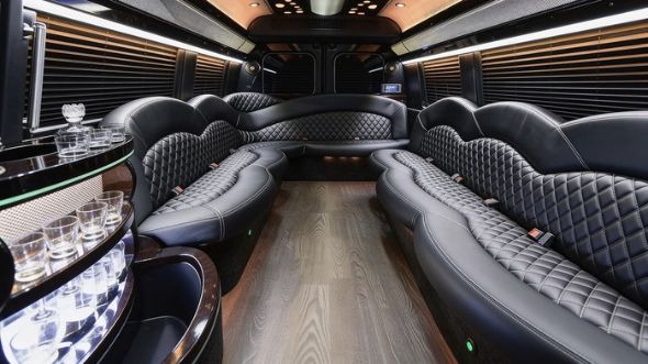 sprinter limousine inside los angeles